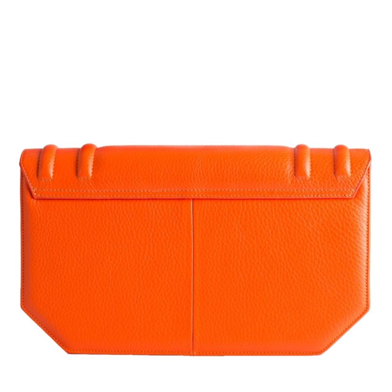 pochette de créateur orange