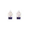 boucles d'oreilles argent lapis lazuli