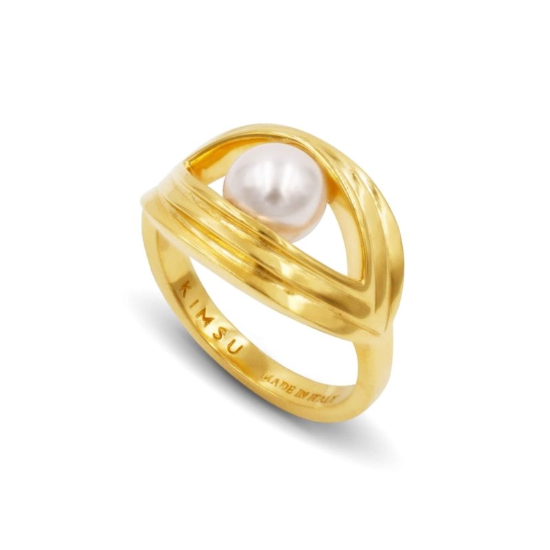 bague perle moderne pour femme