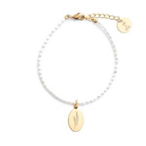 bracelet perles de culture lavande Collines marque Jour de Mistral