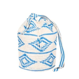 sac seau en crochet azur Diamonds