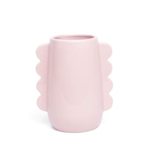 vase céramique rose Waves Helio Ferretti