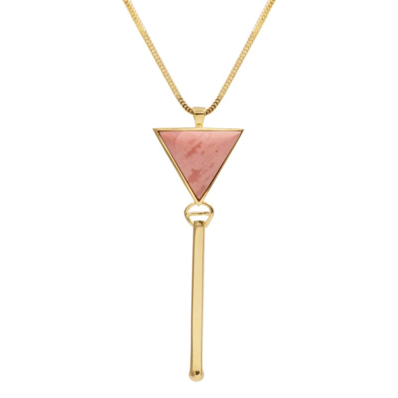collier opale rose